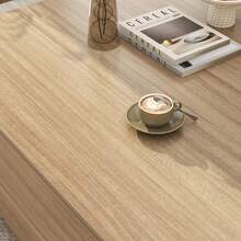 43" Square Coffee Table With Storage, 43" D X 43" W X 17" H Modern Large Square Center Table With 2 Drawers, Wood Coffee Table For Living Room,Bedroom - 淺橡木色 - 查看 6