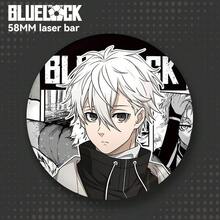 1 Piece, Spell Back To Battle Haikyu Badge, Expression Pack, Tinplate Laser Bar, 58mm Badge, Pin, Brooch, DIY Button Technology. - Multicolor - View 5