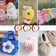 1 Pieces 100g, Bold Hand-Knitted Ice Bar Thread, Soft And Thick Chenille Yarn For Crocheting And Knitting, Thick And Fluffy Yarn With Crochet Making Blankets, Sweaters, Scarves DIY Crochet Knitting Crafts Yarn Crochet,