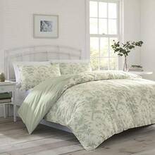 Natalie Bonus Comforter Set Twin Sage Green - Natalie Sage OffWhite - Ver 2