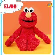 Sesame Street 14-Zoll-Plüschtier der Sesamstraße, offizielles Plüschtier, bezaubernde Puppen von Elmo/Krümelmonster/Big Bird, weiches Kissen, bezaubernde Schlafpuppen für Trost und Gesellschaft, perfektes Geburtstagsgeschenk für Kinder/Freunde