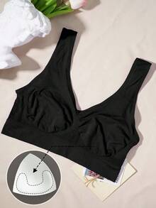 Women's Push Up Bras Gym Shockproof Sports Bras Sexy Back Underwear Yoga Bras For Women Wireless Bra Comefortable Lingerie Top