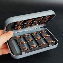 Fly Fishing Flies Kit, 24-114Pcs Handmade Fly Fishing Gear With Dry/Wet Flies, Streamers, Fly Assortment Trout Bass Fishing With Fly Box