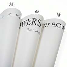 Aimall 100 Pcs Flower Bouquet Wrapping Paper Flower Bags Sleeves For Bouquets Kraft Paper Floral Wrap Bags Flower Bouquet Supplies