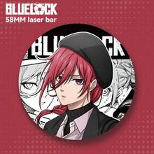 1 Piece, Spell Back To Battle Haikyu Badge, Expression Pack, Tinplate Laser Bar, 58mm Badge, Pin, Brooch, DIY Button Technology. - Multicolor - View 13