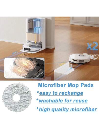 Accessories Dreame L10s Pro Ultra Heat/ Gen 2, Replacement Parts Set X30 Ultra, Main Brush, Dust Bags, Wipes, Side Brushes, Filters view 5