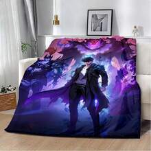 Solo Leveling Printed Blanket Picnic Blankets Warm Blanket Soft And Comfortable Blanket Home Travel Birthday Gift (9)
