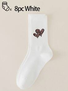 40只/30只/24只装男女通用舒适运动袜，适合运动和训练，女士长袜，适合休闲和商务穿着，抗菌、柔软、黑白配色，防臭、吸湿排汗、轻便透气，适合秋冬季节，另有20只/10只/8只/6只/4只/2只装可选。透气性极佳。 - 彩色 - 查看 22