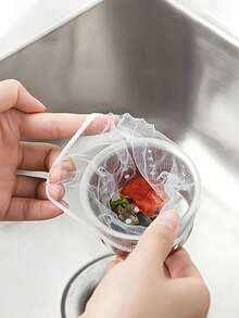 30/100/500pcs Kitchen Sink Drain Filter - Disposable Food Waste Catcher Bags, Easy Drain Cleaning, Essential Kitchen Cleaning Supplies, Sink Strainer To Prevent Clogging,Kitchen Strainer Set With Fine Mesh, Essential Kitchen Tools & Kitchen Accessories, A Must-Have Kitchen Tools Gift For Home Chefs, Space-Saving Storage For Kitchen Organizers,Christmas Kitchen Gifts Idea