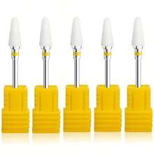 Bộ 5 hoặc 10 dụng cụ cắt gốm, mũi khoan móng, dụng cụ mài móng gel, dụng cụ loại bỏ lớp biểu bì, bộ giũa móng điện, phụ kiện - Nhiều màu - Xem 32