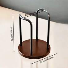 حامل أكواب قابل للتخلص منه من الخشب، موزع أكواب للورق والبلاستيك، رف تخزين أكواب ورقية- مناسب للاستخدام المنزلي والمكتبي