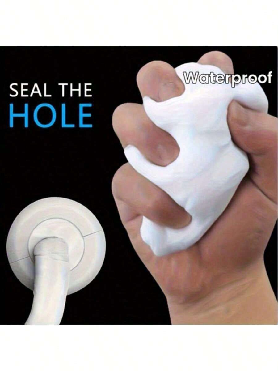 1 Piece Of Multi-Purpose Adhesive Putty Suitable For Use In Kitchens, Bathrooms, Toilets, And Other Areas In The House For Sealing Holes And Gaps In Air Conditioners, As Well As For Waterproofing And Odor-Preventing Purposes.