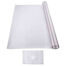 Plastic Table Cover, 42 X 60 Inch 1.5 Mm Thick Frosted Table Protector, Rectangle PVC Desk Mat, Waterproof & Easy Cleaning Desk Pad Tablecloth, For Office Dresser Dining Room Table Night Stand - 白色 - 查看 8