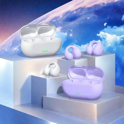 真无线简约情侣入耳式音乐耳机运动迷你耳塞TWS HIFI杜比重低音9D立体声高清通话耳机适用于安卓手机游戏耳机智能耳机