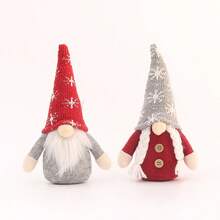 1pc/2pcs Christmas Decoration Gnome Dolls, Christmas Dwarf Dolls, Christmas Cute Stuffed Doll, Christmas Ornaments, Doll Decorations, Merry Christmas Decoration Supplies, Christmas Decorations For Home, Winter Holiday Christmas Home Decor, Room Decor, Table Decor, Table Ornaments, Christmas Table Center Decoration, Xmas Gifts, Christmas Gifts, 2026 New Year Decor