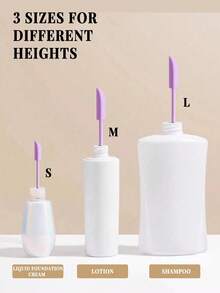 3pcs Silicone Spatula Set - Foundation Spatula, Body Wash Spatula, Affordable, Suitable As Christmas Gift, Cosmetic Tools, Makeup, Cheap & Good, Gift, Women Gift, Christmas Gift - Multicolor - View 3