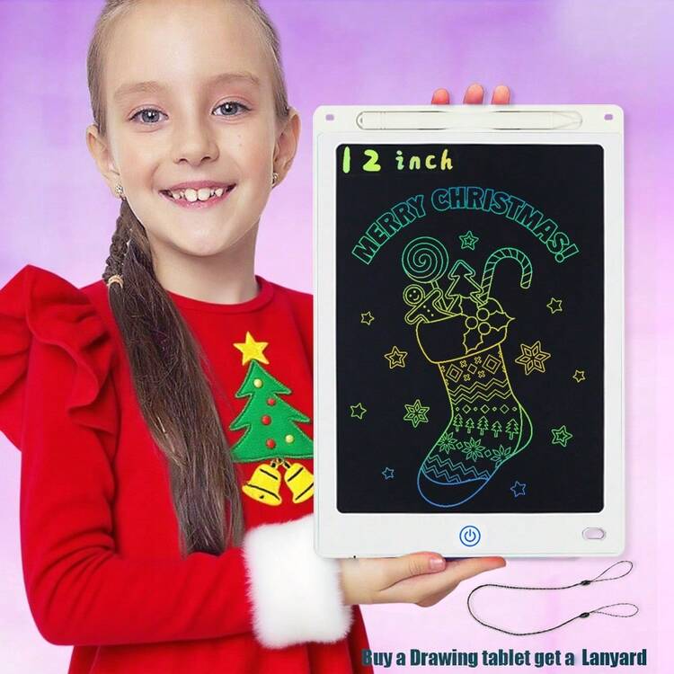 RSP 8.5/10/12/16-Inch LCD Writing Tablet, Drawing Board, Kids Doodle Board, Handwriting Pads, Magic Blackboard, Color Graffiti Board,Drawing Tablet For 3 4 5 6 7 8 9 10 11 12 Years Boys And Girls, Erasable Screen Reuse, Home Office Sticky Notes Message Memo Board, School Supplies, Boys Gifts For Girls , Ideal As A Birthday Gifts Or Halloween Or Christmas Gift For Children Toys - Multicolor - View 21