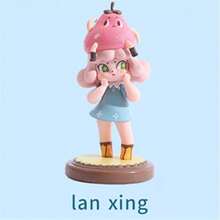 KEYCEO Xia Duo Duo Duck Pear Series, Play Office Boy Play Tabletop Ornament Girl Gift Gift Box Birthday Gift Play Ornament Cute Wind Q Version 1 Random Distribution, Halloween Decorations Ornament Small Gift Suitable For Christmas, Thanksgiving, Halloween, Birthday Gift, Perfect Choice For Family And Friends,