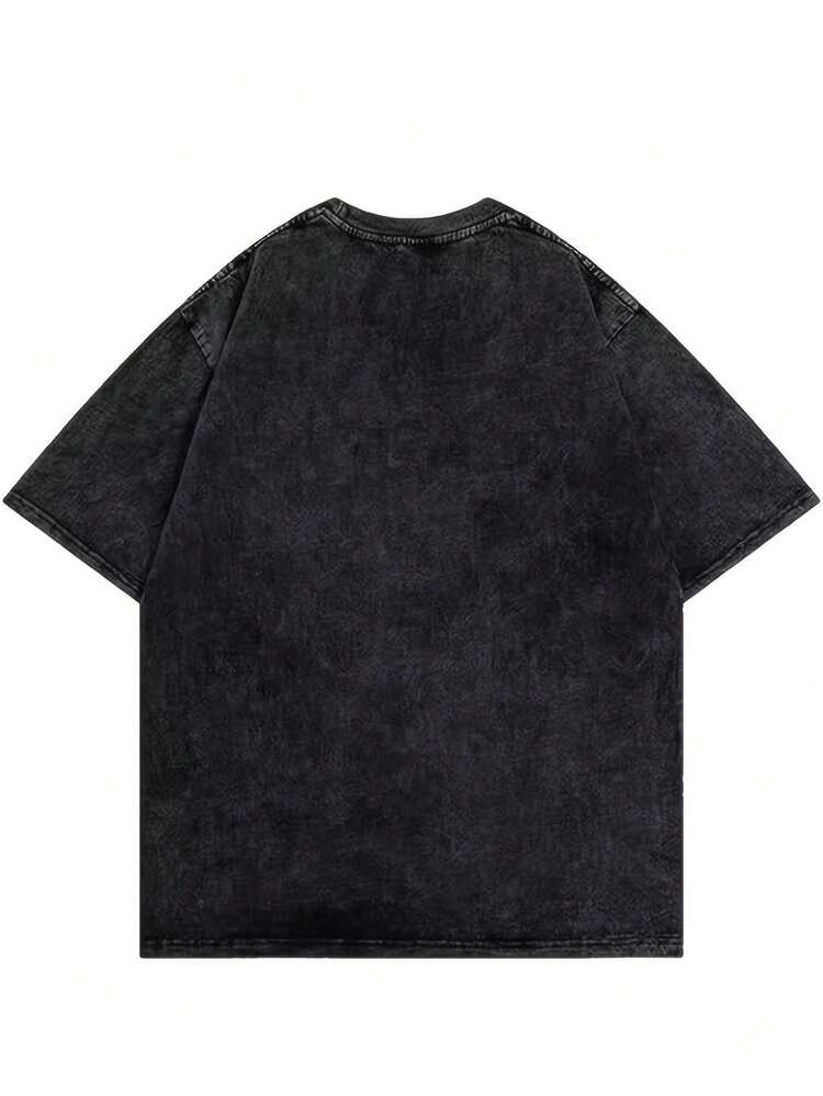 Men T-Shirts - 黑色 - 查看 2