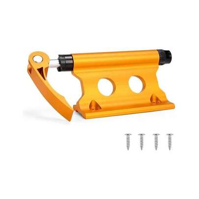 COSHANO Soporte para horquilla delantera de Bicicleta Universal de montaña, carretera, base de aluminio, Accesorios de sujeción (Dorado)