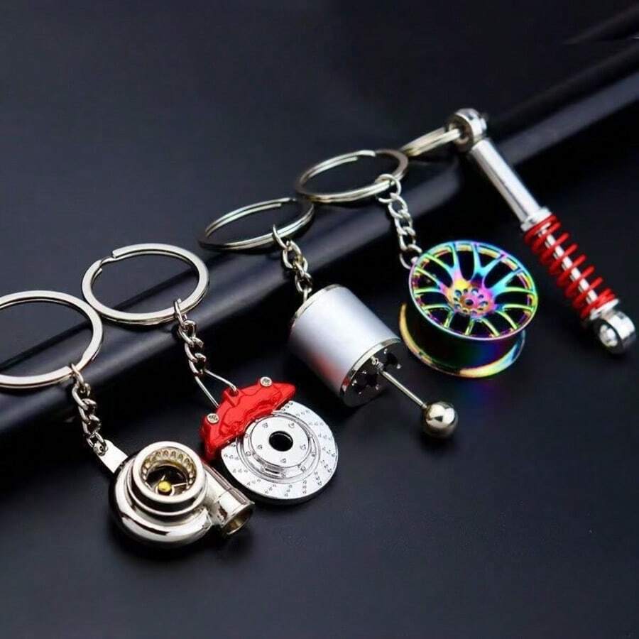 Dụng cụ giảm căng thẳng/Phụ kiện xe hơi/Móc khóa kim loại/Bộ móc khóa/Quà tặng/Quà tặng nữ/Quà Giáng sinh/Phụ kiện túi Giáng sinh Dây đeo có ngăn đựng thẻ ID, Phụ kiện xe hơi, Quà tặng cho giáo viên, bạn bè, chị gái, Sáng tạo - nhiều màu - Xem 1