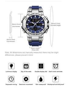 Foxbox LIGE Fashion Teenager Watch Waterproof Luminous Watch Electronic Display Date Calendar Small Window Accurate Clock Multifunction