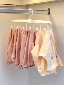 2pcs 12 Hook Rotatable Hook Hanger, Underwear Sling Saves Space, Wave Drying Hanger, Multi-Functional Hanger