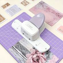 Precision Paper Stamp Photo Cutter, Scrapbook Trimmer, Lightweight Cutting Machine - Purple - View 5