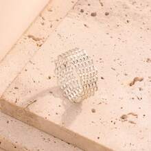 1 件女式多环镀铜戒指，内径 1.7 厘米，2 种款式可选 - 金黃色 - 查看 9