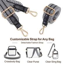 Clear Tote Bags For Women 11x5x7 - Clear Bag For Stadium Events With Inner Bag, Perfect For Sport Events Concert Work - 黑色007AAA - 查看 8