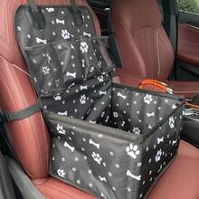Car Pet Seat. Foldable, With Storage Bag, Convenient And Durable, Keep Your Car Clean. Suitable For Small And Medium-Sized Pet Dogs And Cats. On-Board Pet Travel Supplies. - màu đen - Xem 6