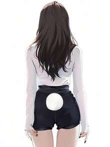 兔尾巴装扮道具兔妈妈可爱角色扮演道具派对服装配饰毛绒球别针，节日礼物万圣节服装