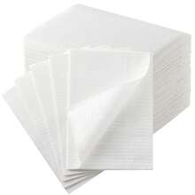 Bộ 200/125/100/50/20/10 miếng lót bàn làm móng dùng một lần, kích thước 13" x 17", khăn lau 3 lớp chống thấm nước cho tiệm làm móng, tấm phủ bàn xăm, dụng cụ làm móng nghệ thuật (Màu đen) - màu đen - Xem 17