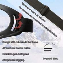 Winter Windproof Skiing Glasses Goggles Outdoor Sports Eyewear Glasses Ski Dustproof Cycling Lens Frame Sunglasses Men Women Outdoor Sports Ski Goggles Anti-Fog Snowboarding Snowmobile Glasses UV400 Charngeable Lens Teen Charistmas Cycling Anti-Fog Ski Goggles Motorcycle Goggles Winter Snowboard Skiing Glasses Outdoor Sport Windproof Ski Mask Off Road Goggles Helmet