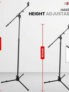 5 CORE 5Core Microphone Stand Floor Adjustable With Metal Boom Arm - màu đen - Xem 10
