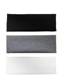 4 dây buộc tóc trơn cho ngày thường khi trở lại trường, băng đô tập thể dục, băng đô turban, băng đô thấm mồ hôi, đồ dùng học tập, đại học, băng đô, phụ kiện tóc thu đông cho phụ nữ khi đi nghỉ, khăn quàng cổ thanh lịch cho phụ nữ, khăn bandana mềm mại quấn đầu - Nhiều màu - Xem 11