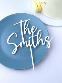 Personalized Wedding Cake Topper Custom Last Name Cake Topper For Wedding Rustic Wedding Mr And Mrs Anniversary Cake Topper Multi-Functional, Anti-Mold, Ornamental Exquisite, Modern, High-Quality, Contracted Custom, Personalized, Unique Ideal Gifts For Graduation, For Weddings, For Housewarming Dining Room, Living Room, Bedroom, Tea Room, Home, Christmas,Warm Ambience, Autumn Home Refresh,Home Harmony - Multicolor - View 12