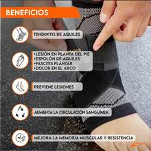 Hyperz - Tobillera para Esguince Ortopedica Tobillera Deportiva de Compresión Ajustable de Neopreno Transpirable, Hombre y Mujer Multi-Talla, fascitis plantar Hombre, Tobillo rehabilitación (1) - 1 - Ver 4