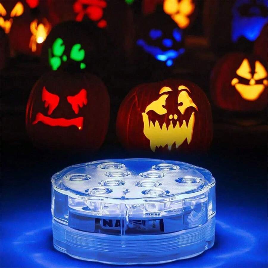 13 LEDs Submersible Light With Remote Control Underwater Night Lamp For Pool Vase Bowl Wedding Party Decoration Underwater Light - 4PCS-13LED - View 1