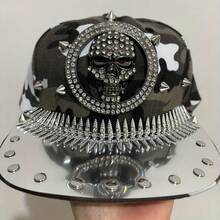Men's New Fashionable Flat-Brimmed Hip-Hop Street Dance Punk  Baseball Hat - 第 2 節 - 查看 2