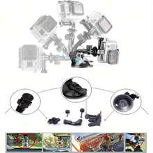 25 合 1 户外运动相机配件套装适用于 Hero 13 12 11 10 9 8 7 6 5 Insta360 Acepro OSMO ACTION AKASO EK7000/ EK7000 Pro/Brave 4/ Brave 7 LE/ V50X/ V50 Pro/ V50 Elitein 游泳任何其他户外运动