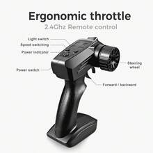 RC Driftbil, fjärrstyrt fordon i skala 1:24 med LED-lampor, 2,4 GHz 20 km/h 4WD höghastighets RC-bilar, driftande däck, racingsportleksak, presentidé för vuxna pojkar flickor och barn