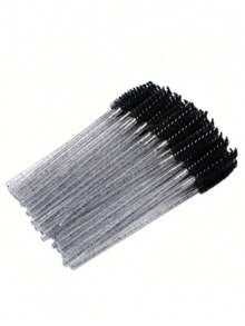500 pezzi 100 pezzi 10 pezzi Applicatori monouso per mascara e sopracciglia, adatti per estensione ciglia e sopracciglia, colore nero