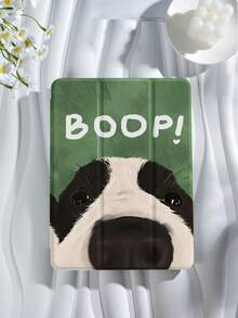 Kingsung 狗狗图案平板电脑保护套,兼容 iPad 9.7/10.2/10.5/10.9/12.9/Pro 11(第十代)、Galaxy Tab S6 Lite 10.4 英寸、Kindle Paperwhite(第十二代,2024 年)、Kindle(第十一代,2022 年)、Kobo Clara Color,柔软防震,带智能支架/自动唤醒/睡眠功能 - 彩色 - 查看 2