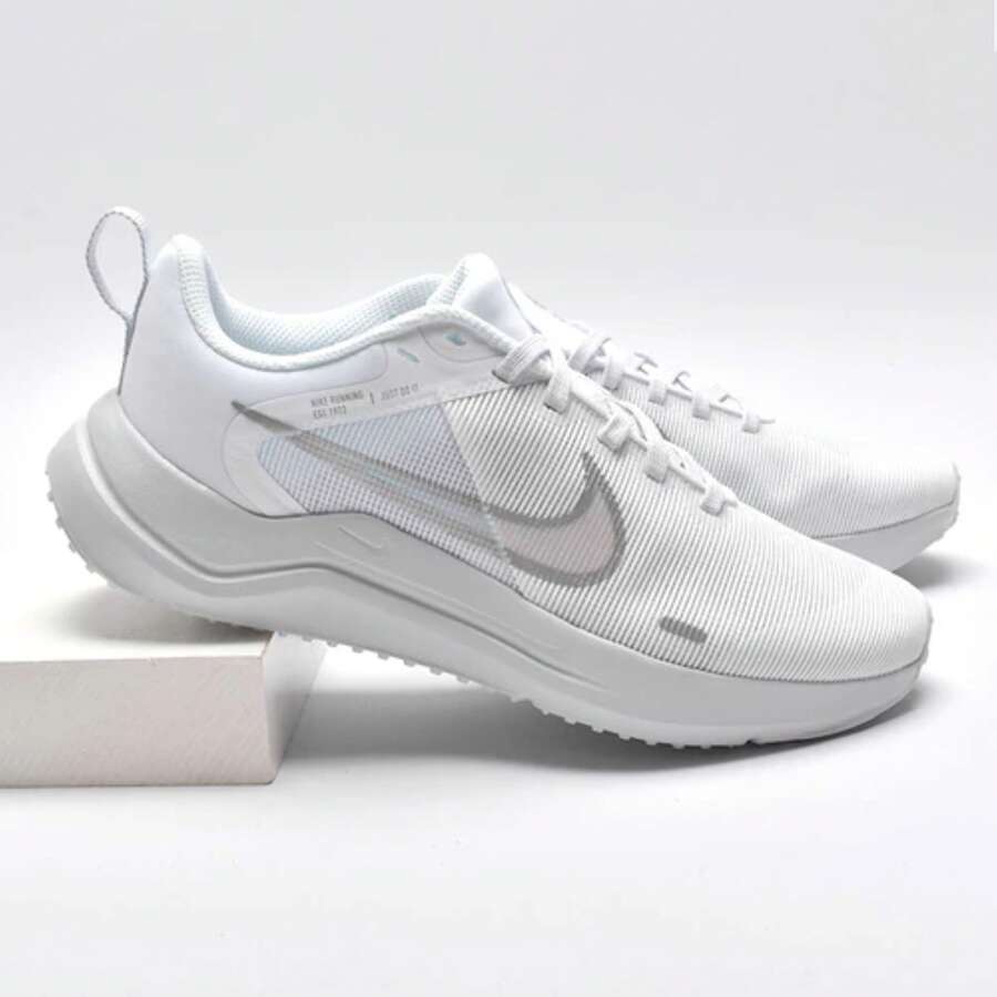 Nike Downshifter 12 DD9294 100 Running Shoes White 100% Original Product Of First Quality - 白色 - 查看 1