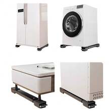 Base Support With Wheels For Refrigerator, Stove And Dishwasher. Adjustable Cart Base Up To 200kg - White - View 7