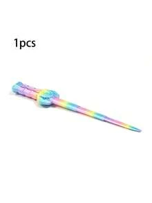 1 قطعة سيف قابل للتمدد بتصميم برج الطابعة ثلاثية الأبعاد، لعبة سيف ملون قابل للتمدد كأداة لتخفيف التوتر (نظرًا لخصائص المواد، جسم السيف هش نسبيًا، لا تستخدمه بعنف ولا تحاول ثنيه)