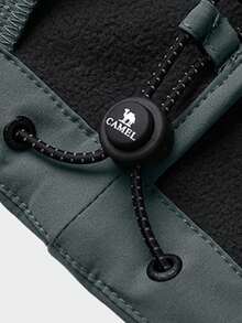 CAMEL CROWN Men's Outdoor Casual Sports Soft Shell Fleece Hoodie, Autumn - Morino Green - View 3