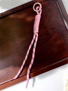 1 件彩色钥匙扣挂绳，长防丢钥匙链，汽车钥匙圈，包包，手机壳，裤子装饰万圣节配饰教师节圣诞礼物 - 彩色長款掛飾 - 查看 33