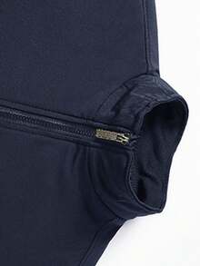 Thermal Lined Jacket, Fashionable, Warm, Casual, Suitable For Men's Daily And Outdoor Sports Wear In Autumn/Winter - Navy Blue - View 3